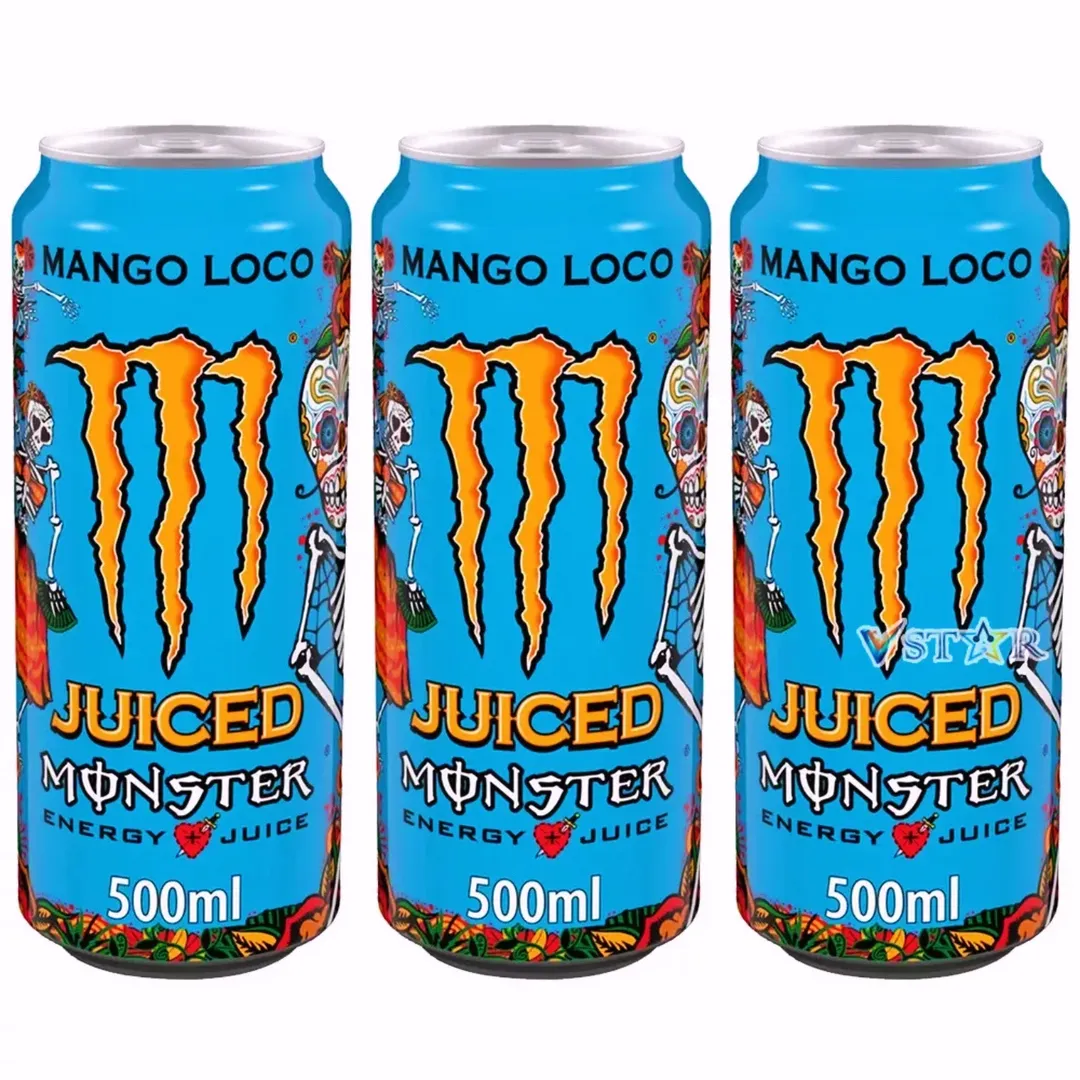 نوشیدنی انرژی زا مانستر (Monster) ۵۰۰ میلی لیتری کارتن ۲۴ عددی