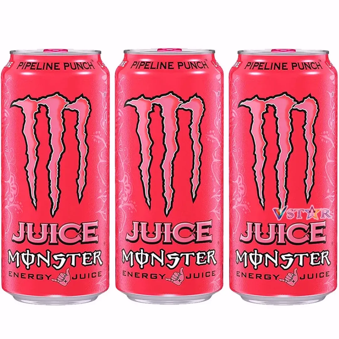 نوشیدنی انرژی زا مانستر (Monster) ۵۰۰ میلی لیتری کارتن ۲۴ عددی