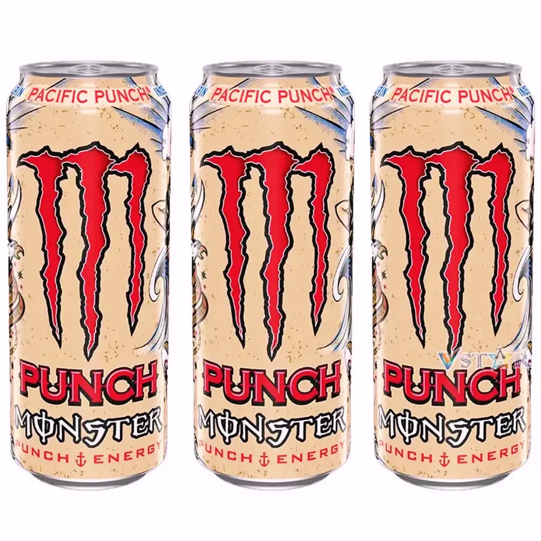 نوشیدنی انرژی زا مانستر (Monster) ۵۰۰ میلی لیتری کارتن ۲۴ عددی