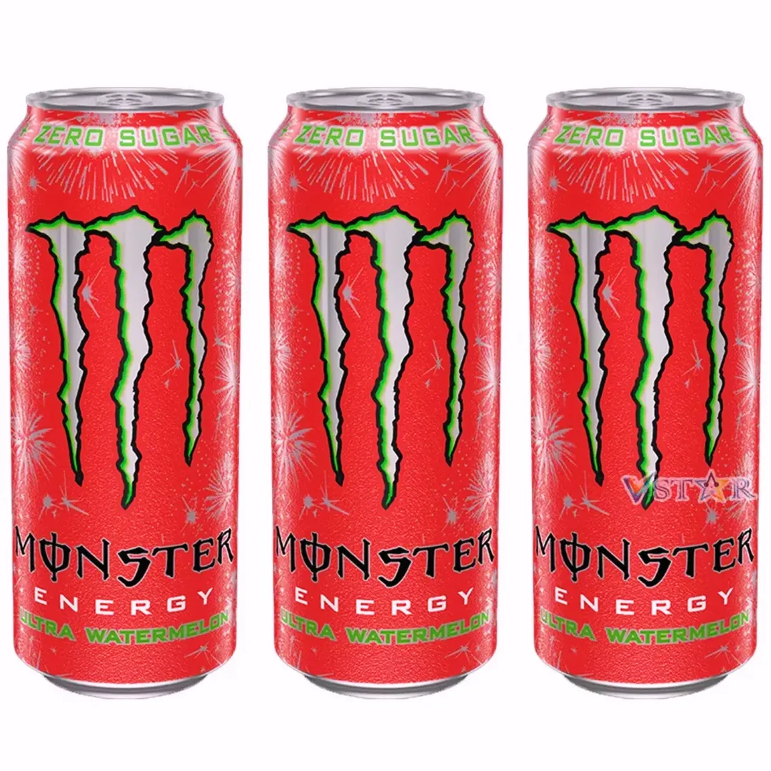 نوشیدنی انرژی زا مانستر (Monster) ۵۰۰ میلی لیتری کارتن ۲۴ عددی