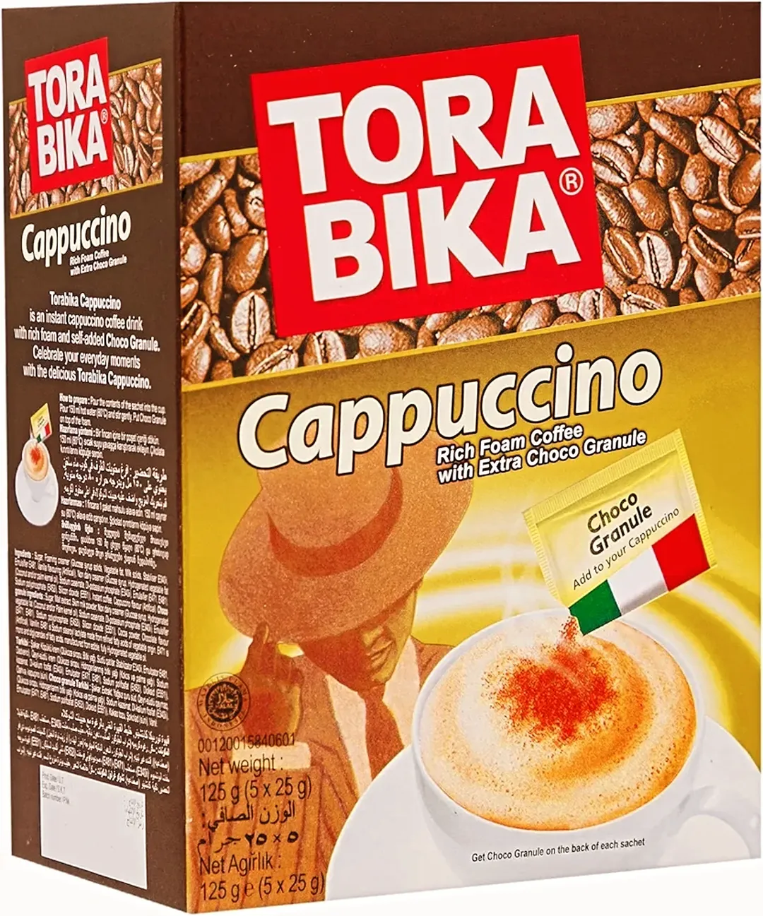 کاپوچینو ترابیکا ( Tora bika) ۱۲ بسته ی ۲۰ عددی
