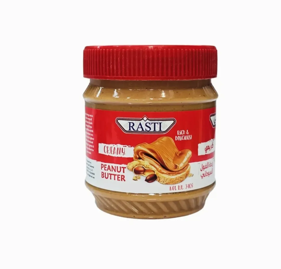 کره بادام زمینی راستی (Rasti) ۳۴۰ گرم کارتن ۱۲ عددی