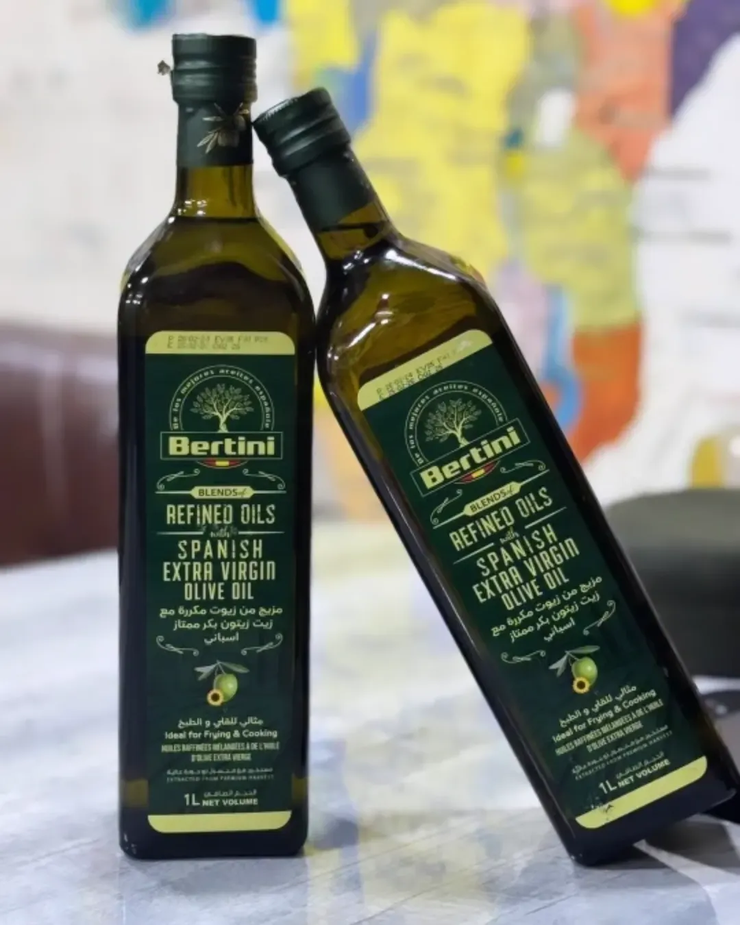 روغن زیتون اسپانیایی بریتنی (Bertini) ۱ لیتری باکس ۱۲ عددی