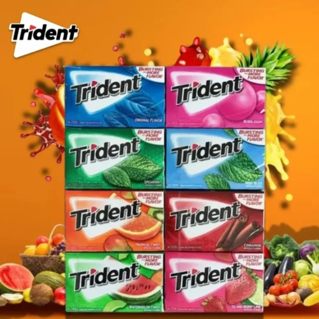 آدامس تریدنت (Trident) ۱۲ بسته در کارتن