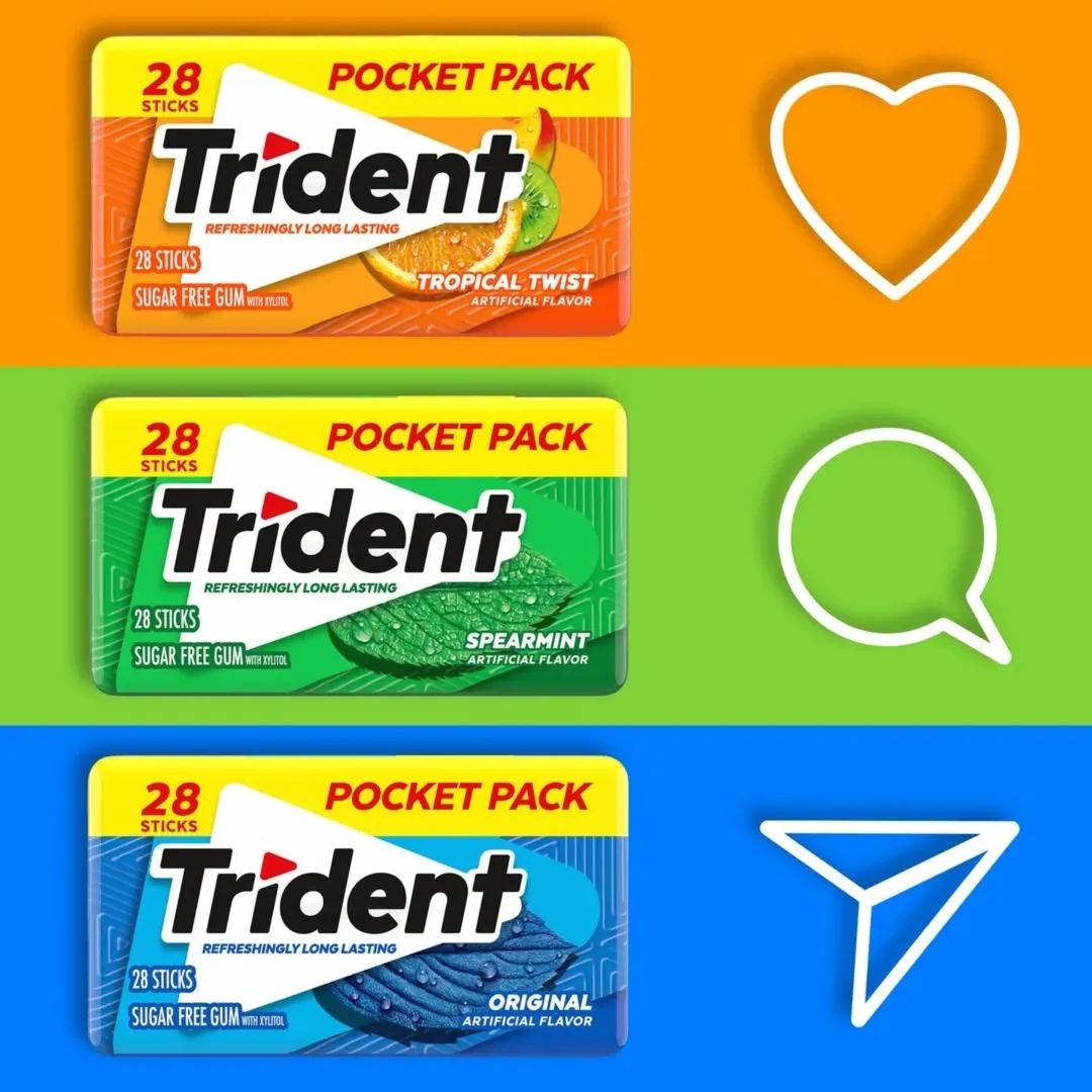 آدامس تریدنت (Trident) ۱۲ بسته در کارتن