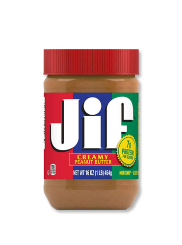 کره بادام زمینی درب قرمز جی ای اف (Jif) 445 گرم