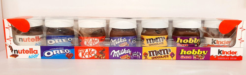پک شکلات مینی میکس (Nutella, Oreo , Kit kat , Milka , M&M , Hobby , Kinder) ۲۵ گرمی کارتن ۶ عددی