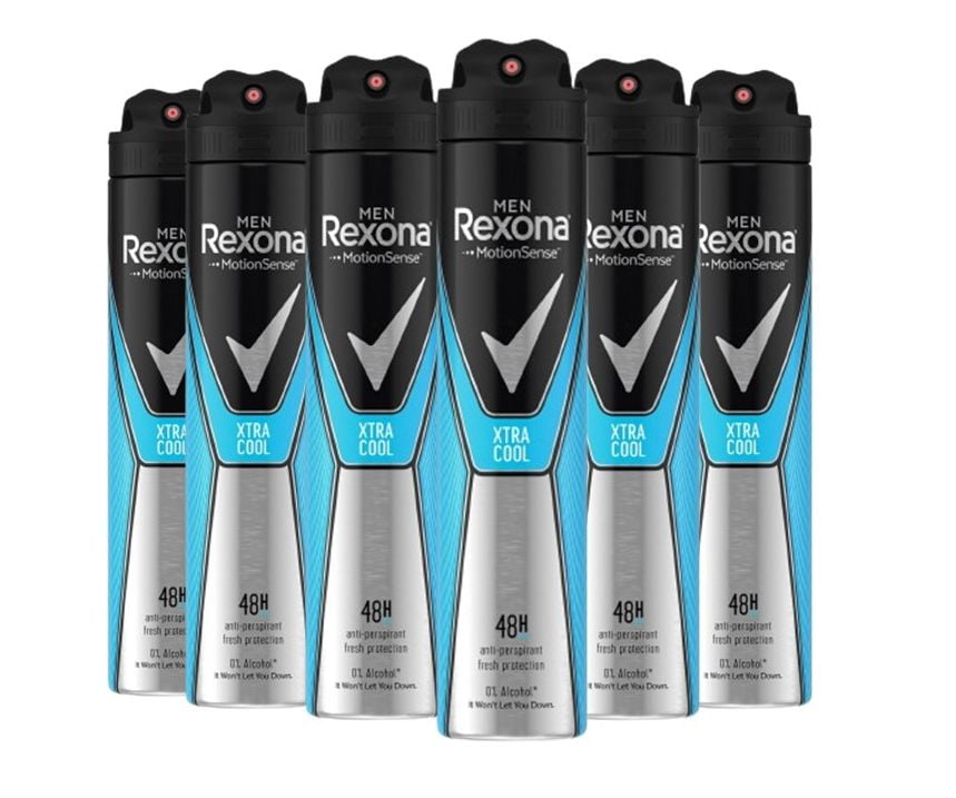 اسپری بدن رکسونا (Rexona) ۲۰۰ میل پک ۶ عددی